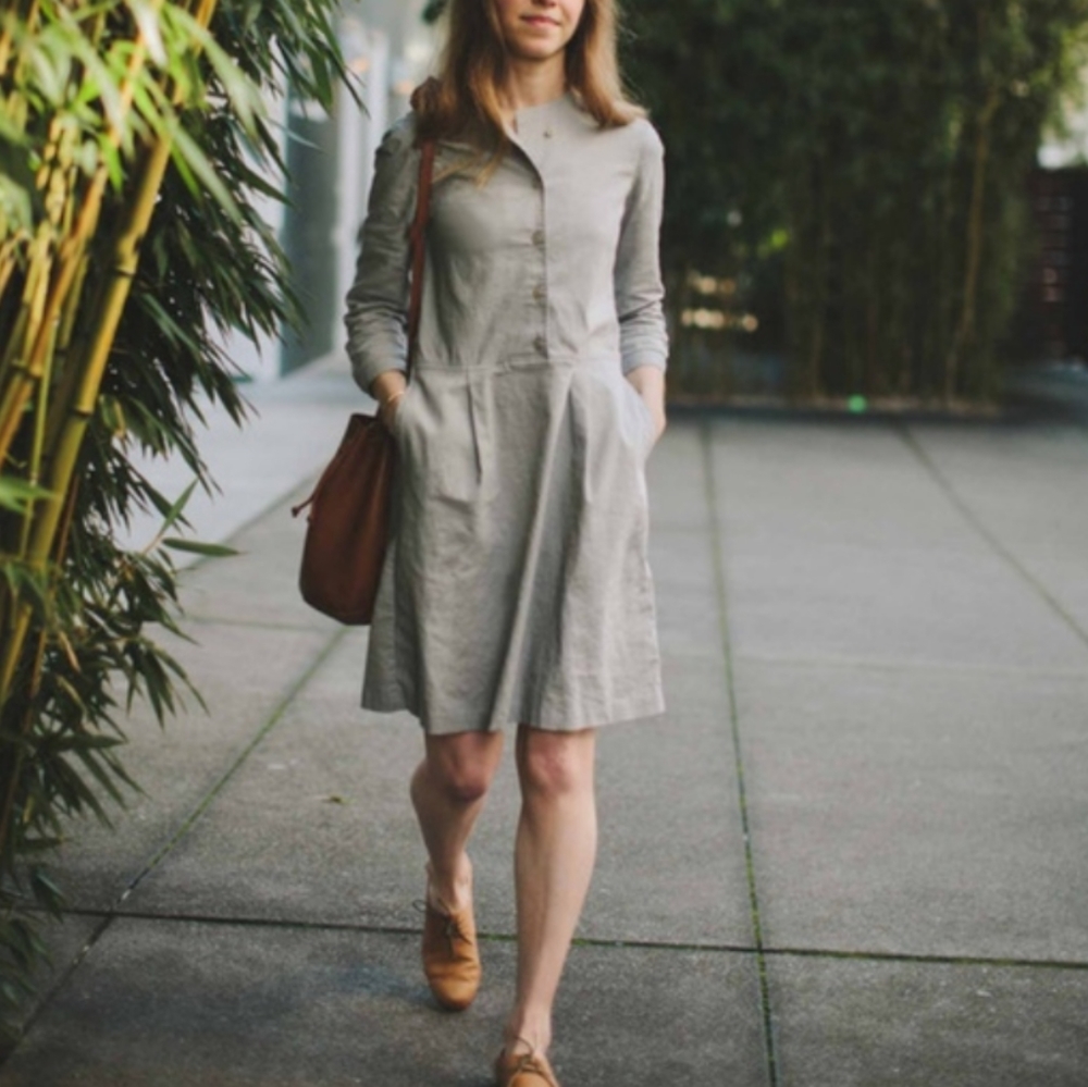 Taylor Stitch Grey Juniper Dress